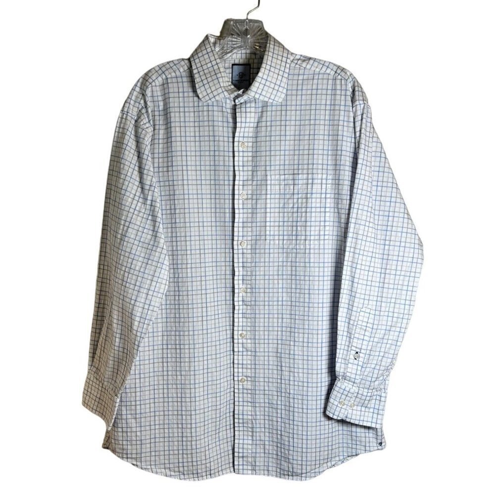 Tommy Hilfiger "Ithaca" Men’s Striped Size Large Button Down Shirt.